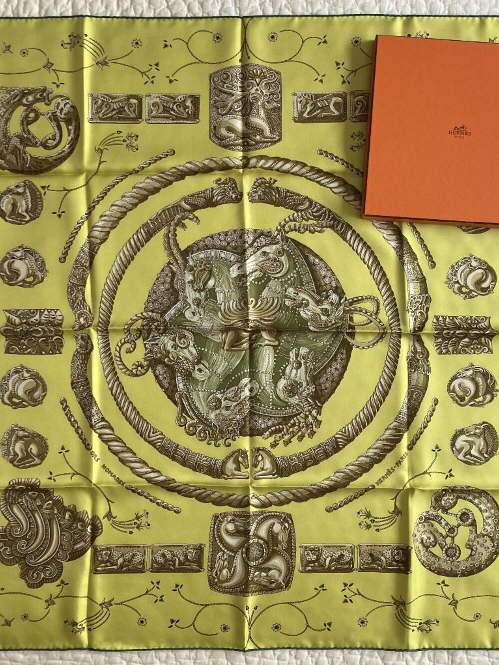 NWT Hermes Ors Nomades Silk Scarf